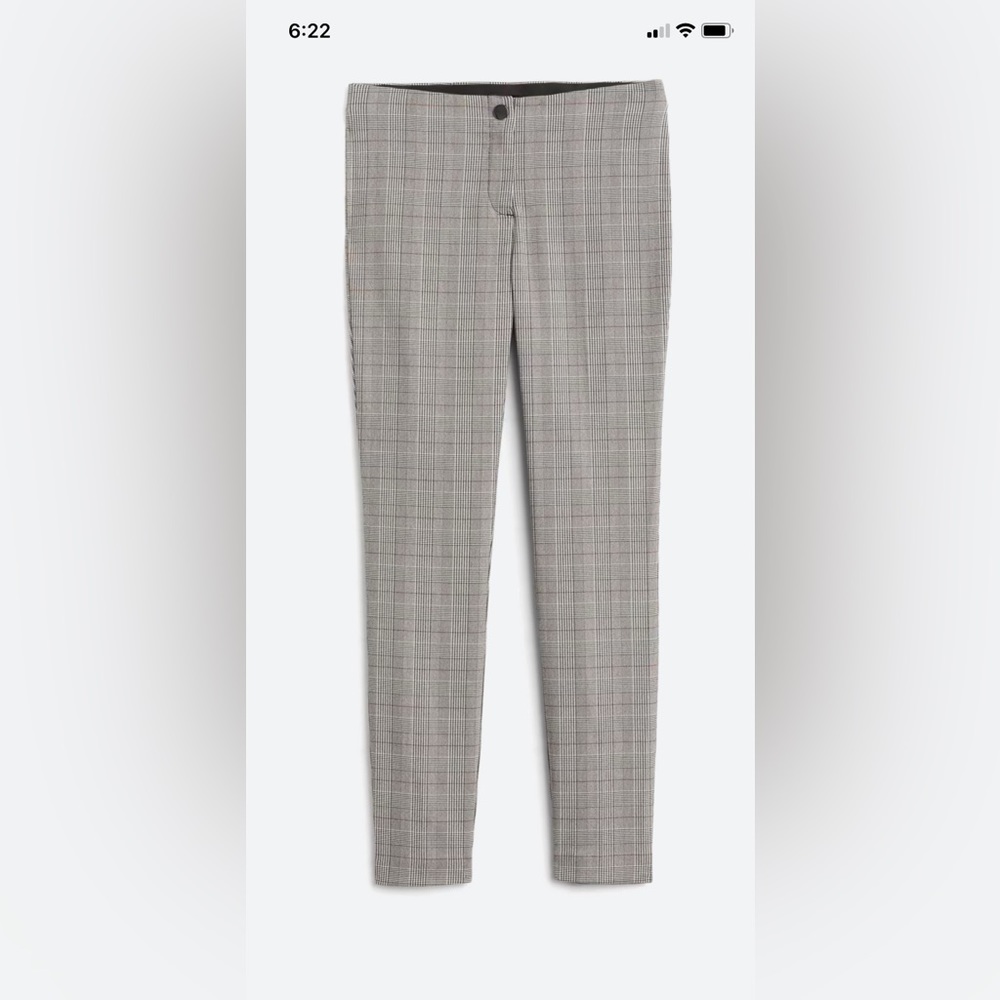 Mid rise slim fit trouser
